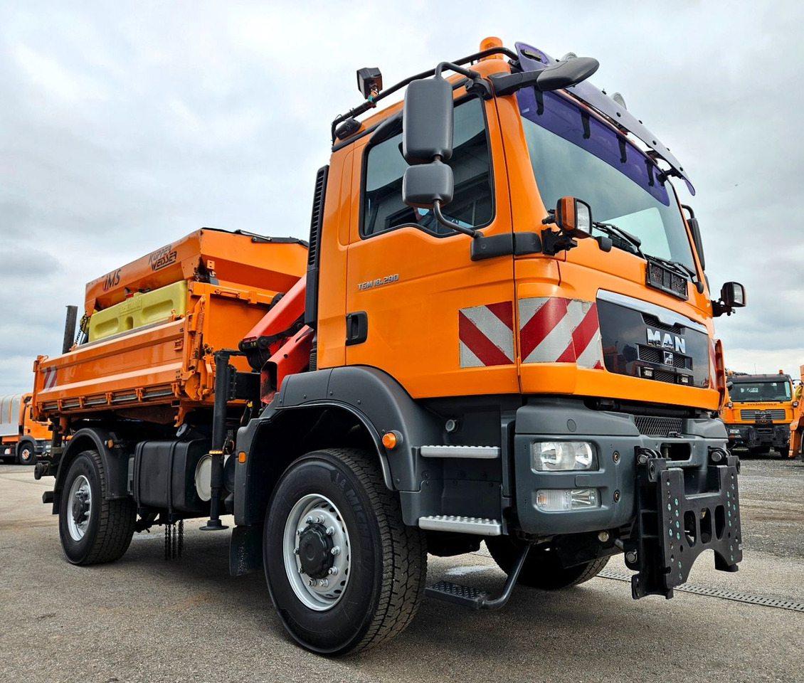 MAN TGM 18.290 4x4 Palfinger PK7001 Kran Funk Euro5 - Tipper, Crane truck: picture 1 MAN TGM 18.290 4x4 Palfinger PK7001 Kran Funk Euro5 - Tipper, Crane truck: picture 1