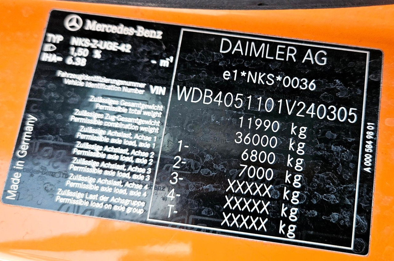 Tipper Unimog U427 UGE Euro6 VarioPilot Hydrostat: picture 16 Tipper Unimog U427 UGE Euro6 VarioPilot Hydrostat: picture 16