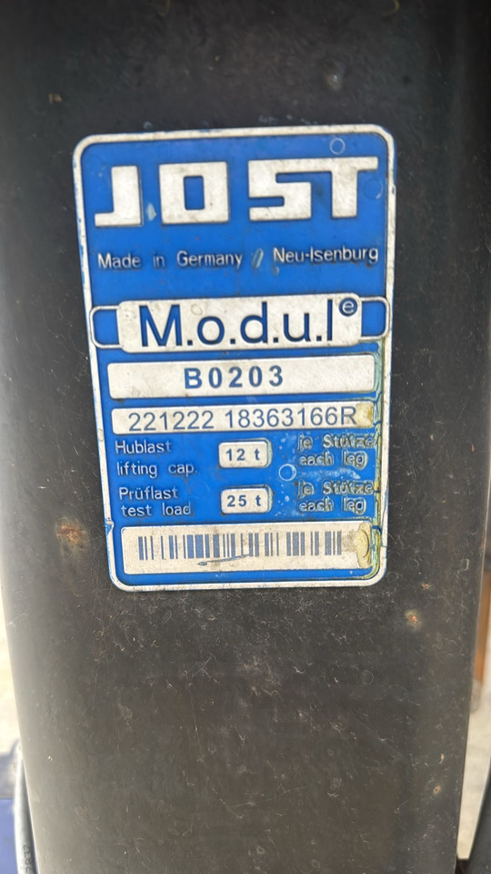 Jost B0203 12,5t - Loading ramp: picture 3 Jost B0203 12,5t - Loading ramp: picture 3