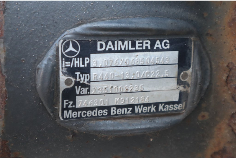 Mercedes-Benz R440-13A/C22.5 40/13 - Rear axle for Truck: picture 4 Mercedes-Benz R440-13A/C22.5 40/13 - Rear axle for Truck: picture 4