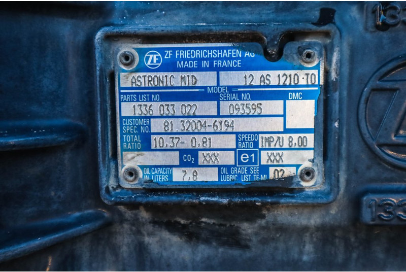 ZF 12AS1210OD TGM - Gearbox for Truck: picture 5 ZF 12AS1210OD TGM - Gearbox for Truck: picture 5