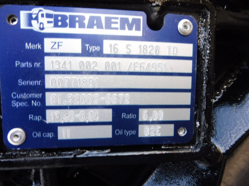 ZF 16S1820TO - Gearbox for Truck: picture 5 ZF 16S1820TO - Gearbox for Truck: picture 5