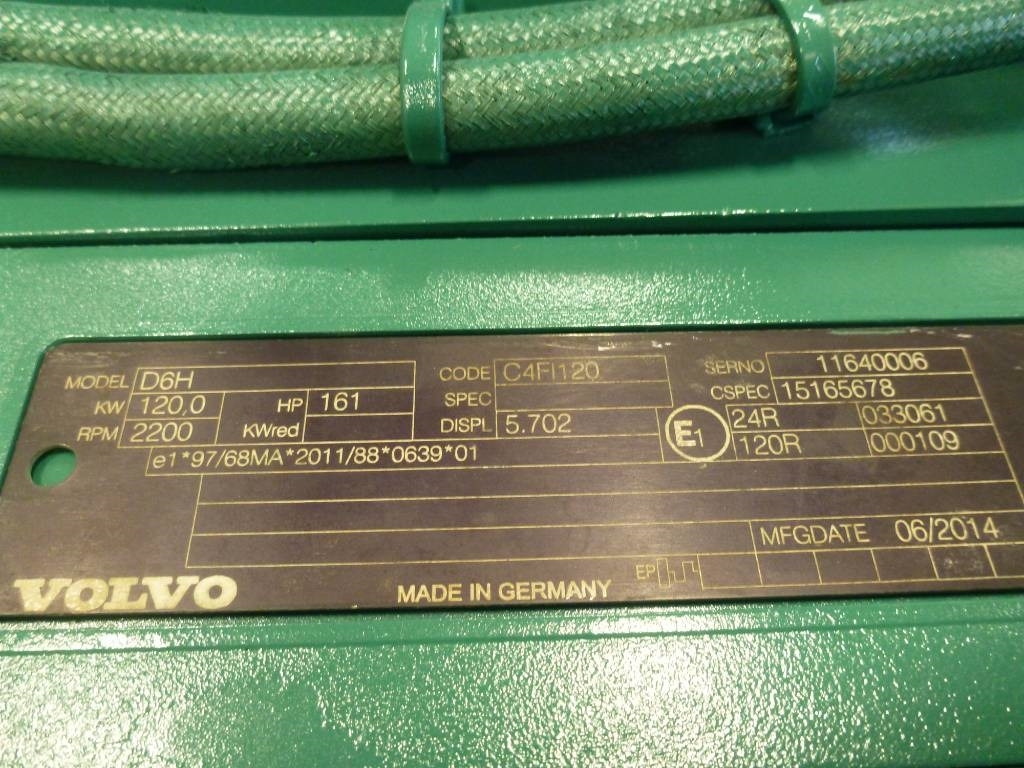 Volvo D6H C4FI120 - Engine for Construction machinery: picture 5 Volvo D6H C4FI120 - Engine for Construction machinery: picture 5