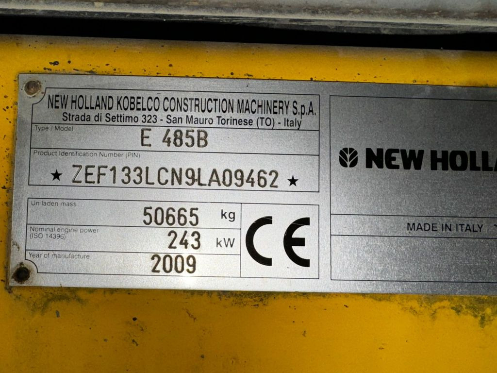 Crawler excavator New Holland E485B, 2009year, 50ton: picture 7