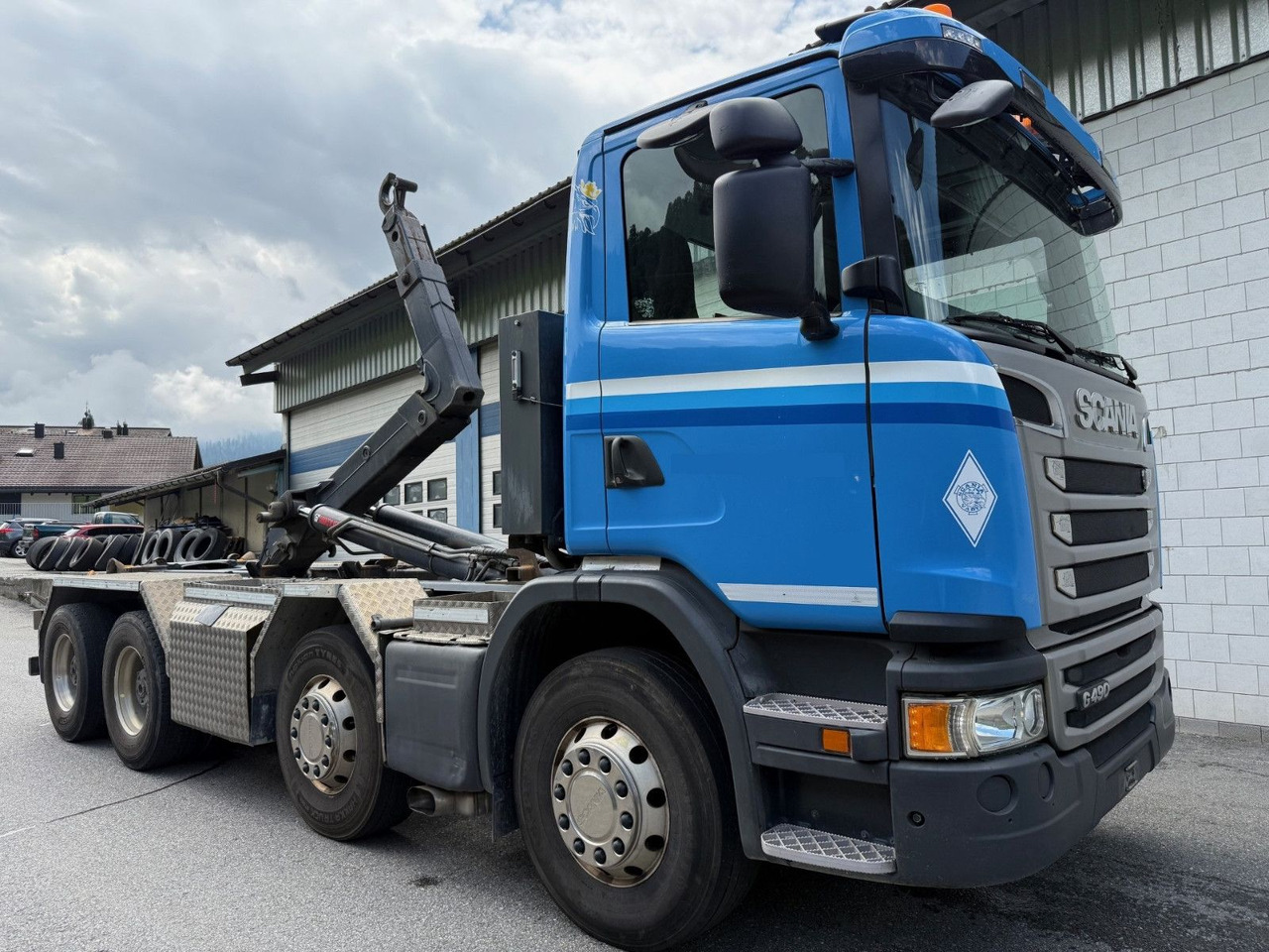 Scania G490 CB 8x4, E6, Retarder, Hiab Multilift 21ton - Hook lift truck: picture 2 Scania G490 CB 8x4, E6, Retarder, Hiab Multilift 21ton - Hook lift truck: picture 2