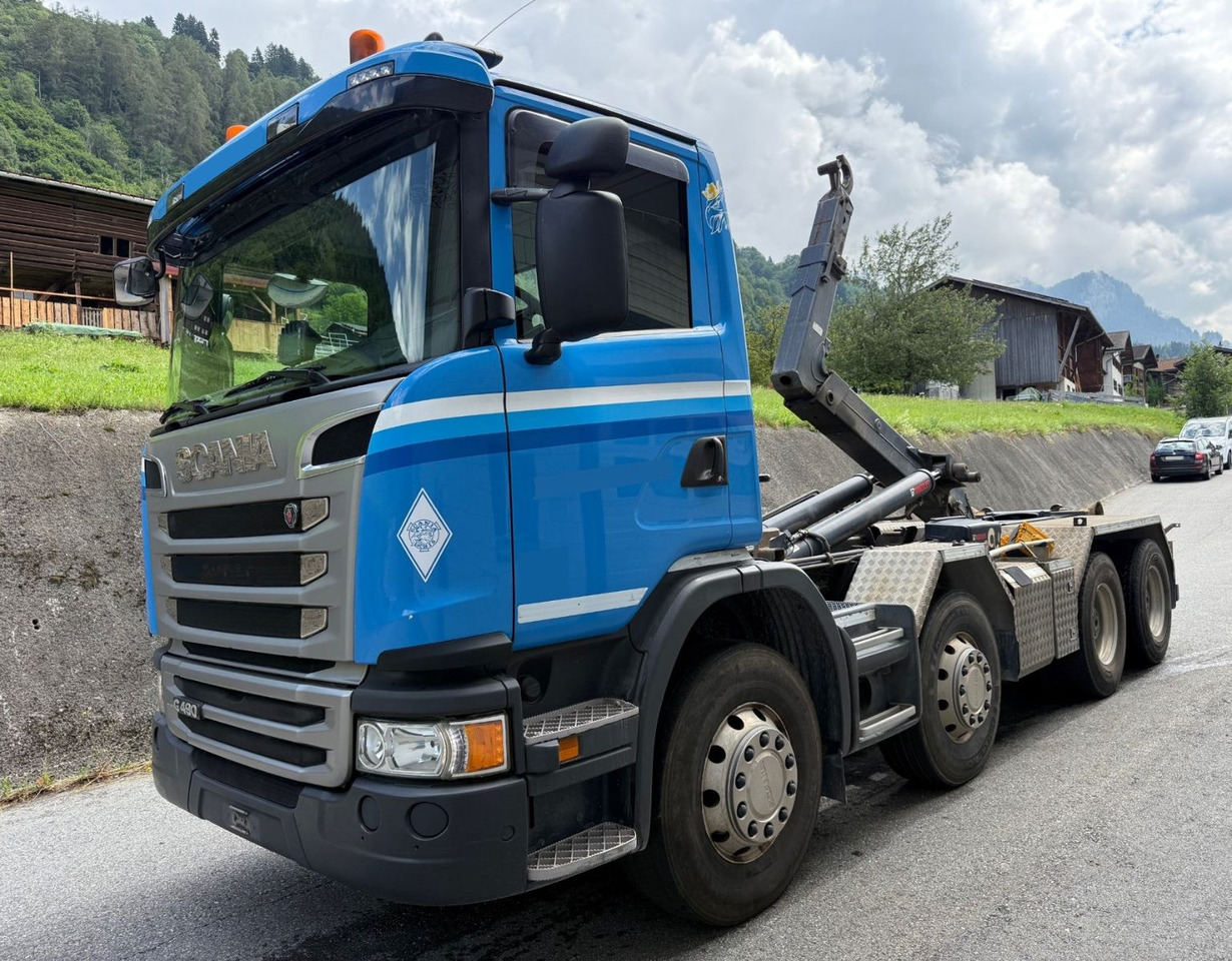 Scania G490 CB 8x4, E6, Retarder, Hiab Multilift 21ton - Hook lift truck: picture 1 Scania G490 CB 8x4, E6, Retarder, Hiab Multilift 21ton - Hook lift truck: picture 1