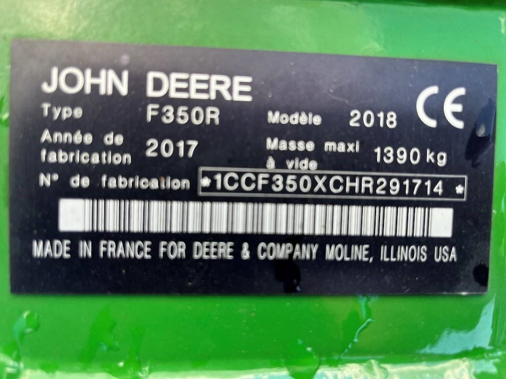 John Deere F 350 R Dismantled: only spare parts - Mower: picture 5 John Deere F 350 R Dismantled: only spare parts - Mower: picture 5