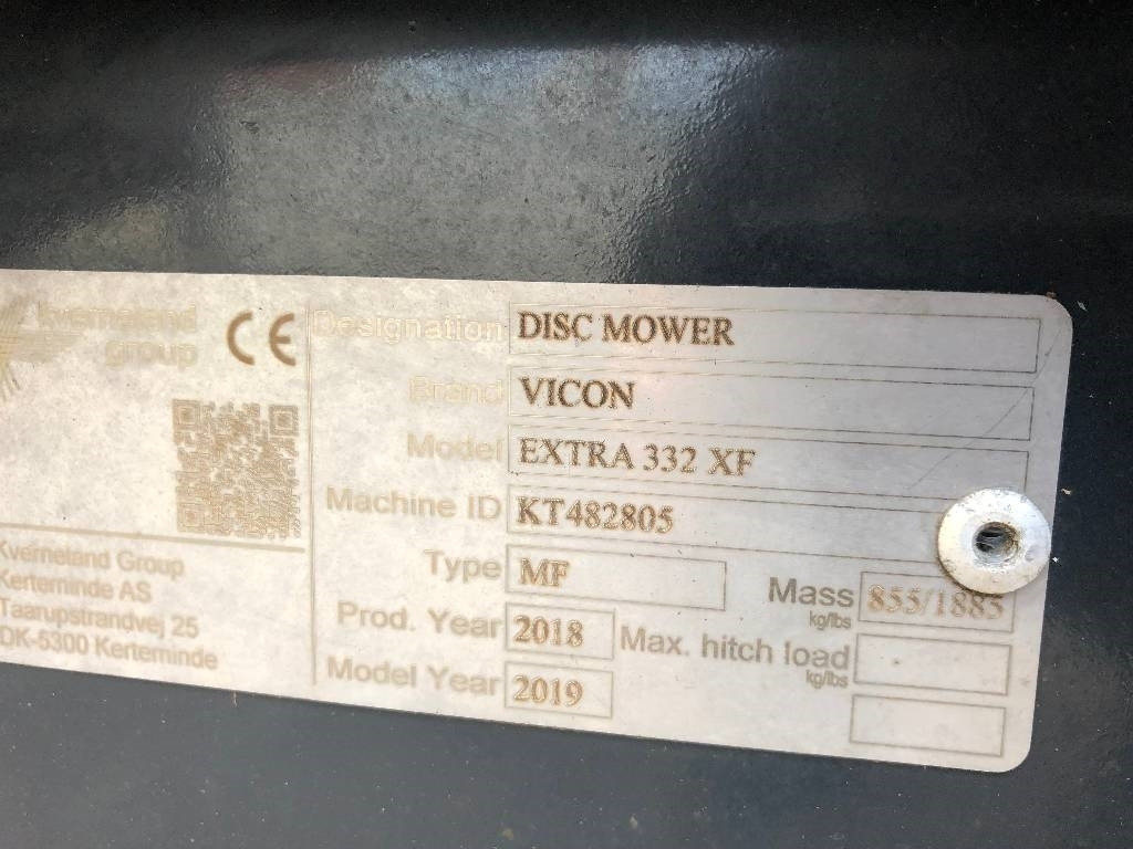 Vicon Extra 332 XF Dismantled: only parts - Mower: picture 3 Vicon Extra 332 XF Dismantled: only parts - Mower: picture 3
