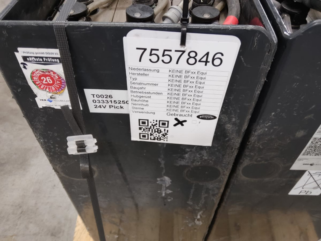 Battery Package - 2 Pcs. - Battery for Material handling equipment: picture 2 Battery Package - 2 Pcs. - Battery for Material handling equipment: picture 2
