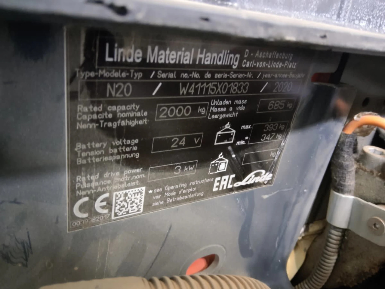 Linde N20/2400mm - Order picker: picture 5 Linde N20/2400mm - Order picker: picture 5