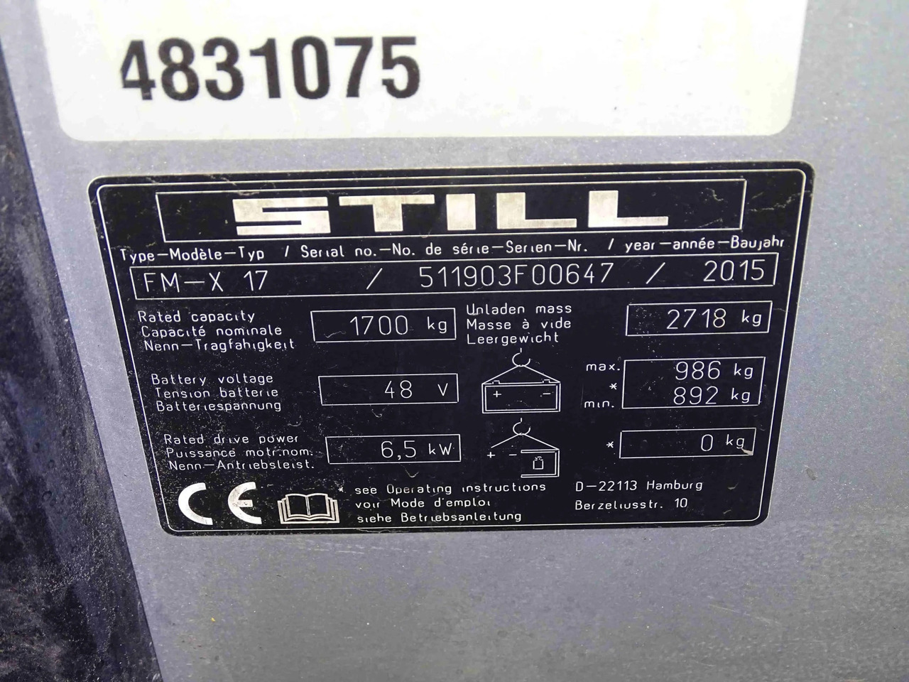 STILL FM-X17 - Reach truck: picture 2 STILL FM-X17 - Reach truck: picture 2