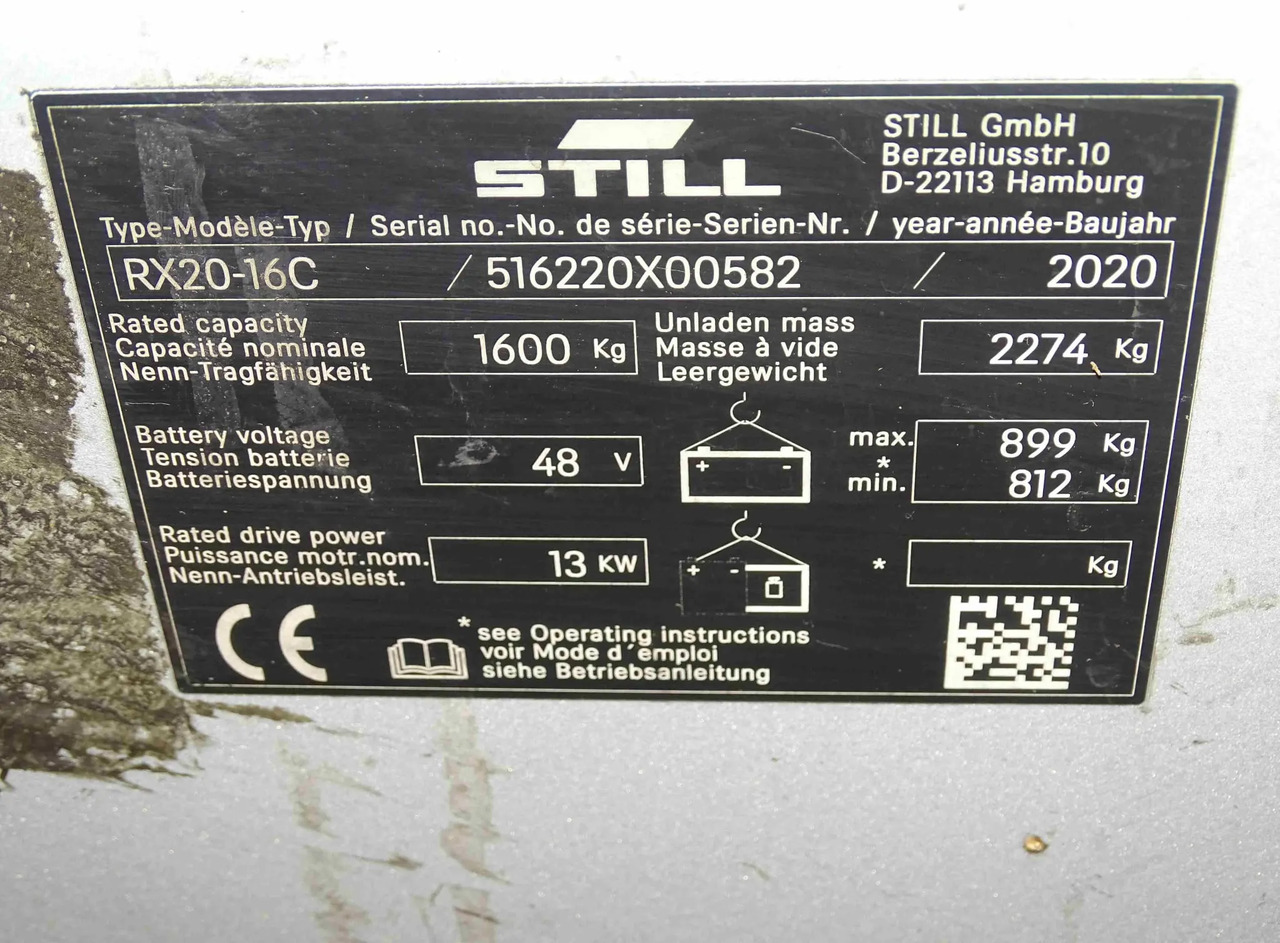 STILL RX20-16C - Electric forklift: picture 5 STILL RX20-16C - Electric forklift: picture 5