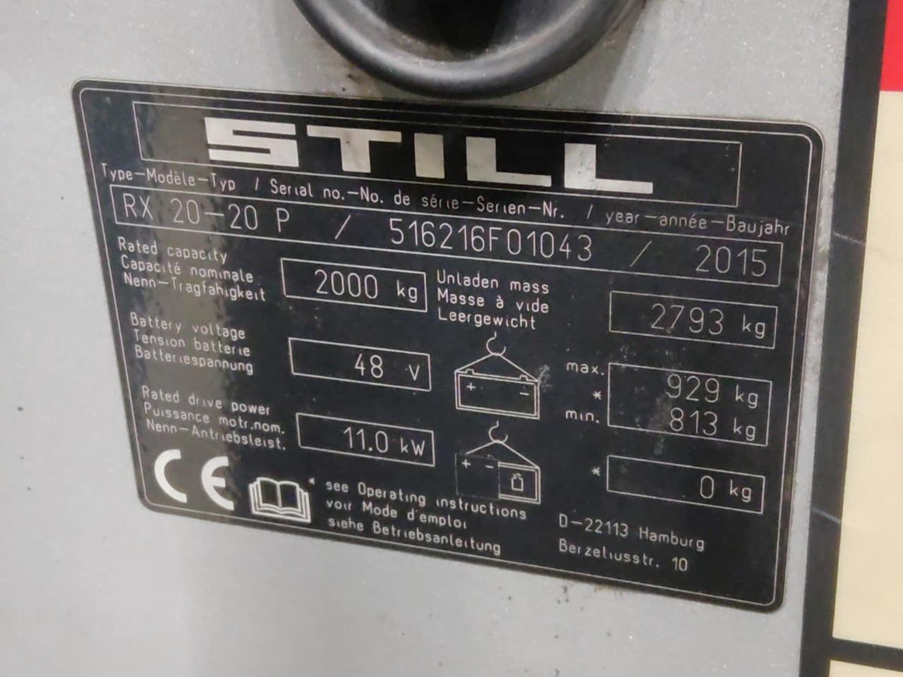 STILL RX20-20P - Electric forklift: picture 4 STILL RX20-20P - Electric forklift: picture 4