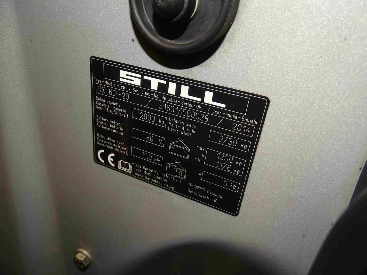 STILL RX60-20 - Electric forklift: picture 2 STILL RX60-20 - Electric forklift: picture 2