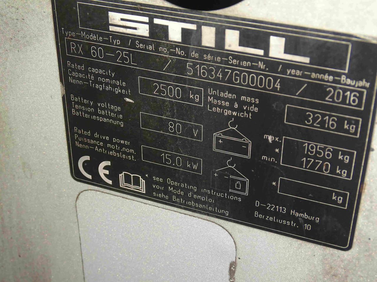 STILL RX60-25L - Electric forklift: picture 2 STILL RX60-25L - Electric forklift: picture 2