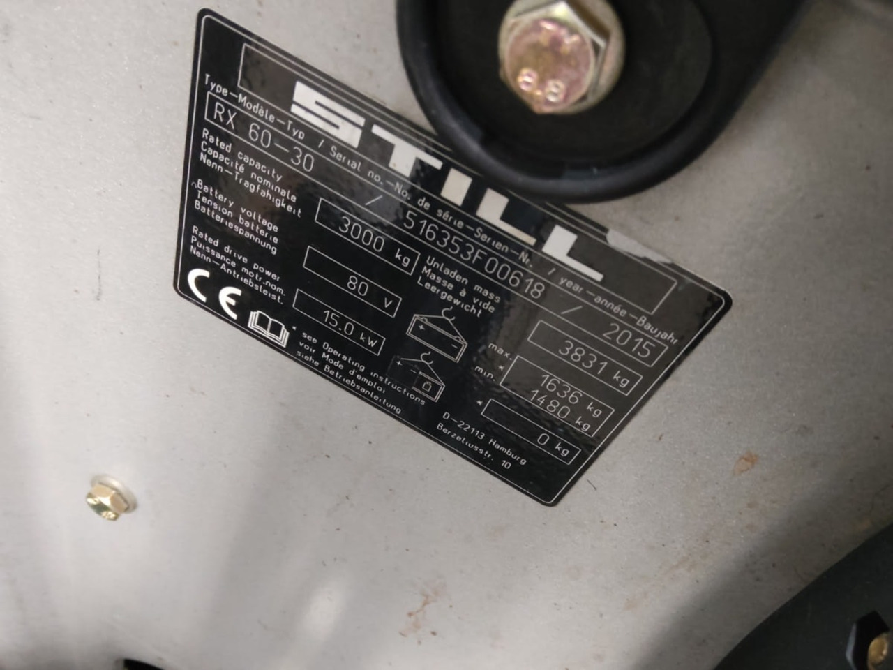 STILL RX60-30 - Electric forklift: picture 2 STILL RX60-30 - Electric forklift: picture 2