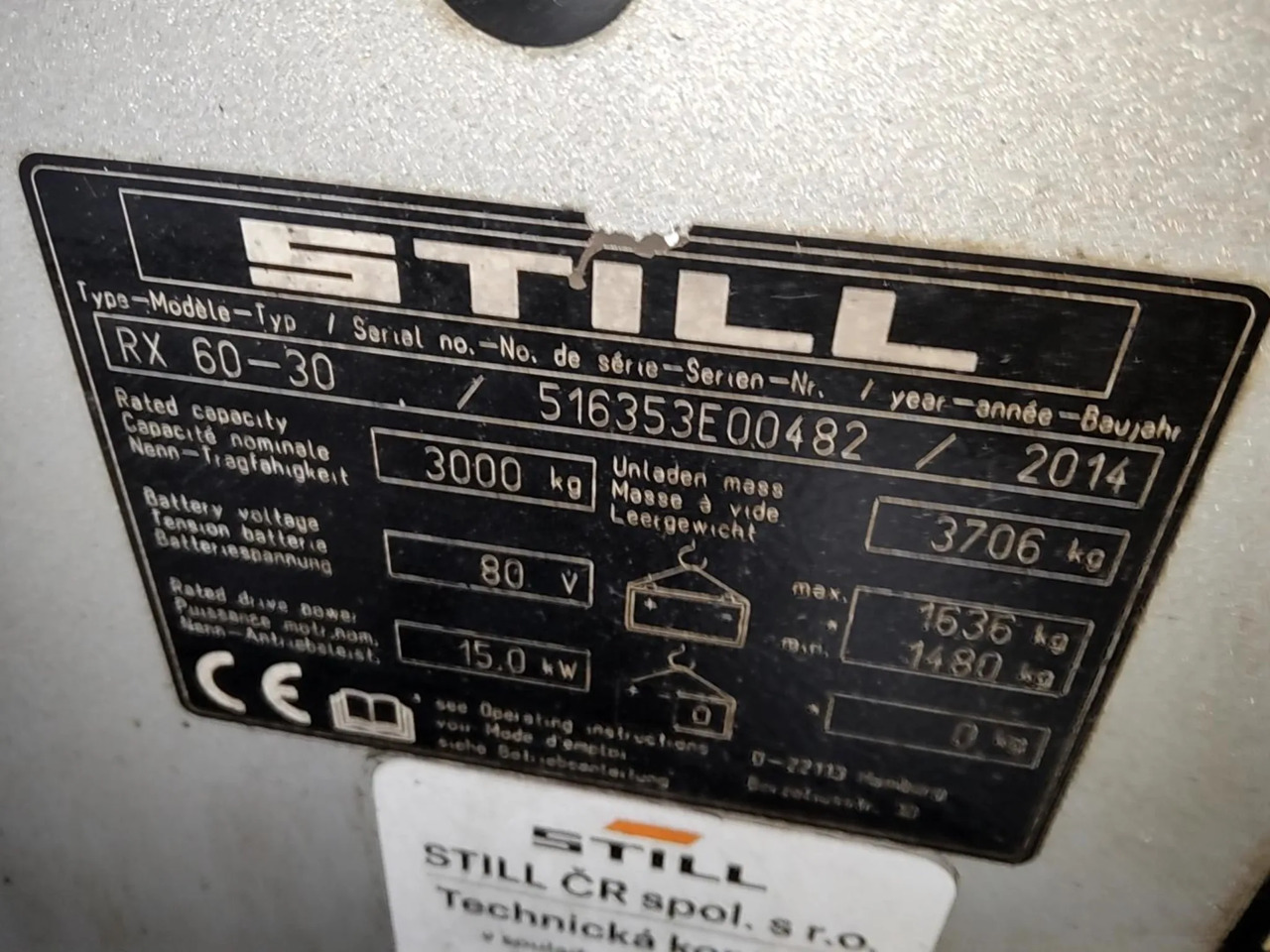 STILL RX60-30 - Electric forklift: picture 2 STILL RX60-30 - Electric forklift: picture 2