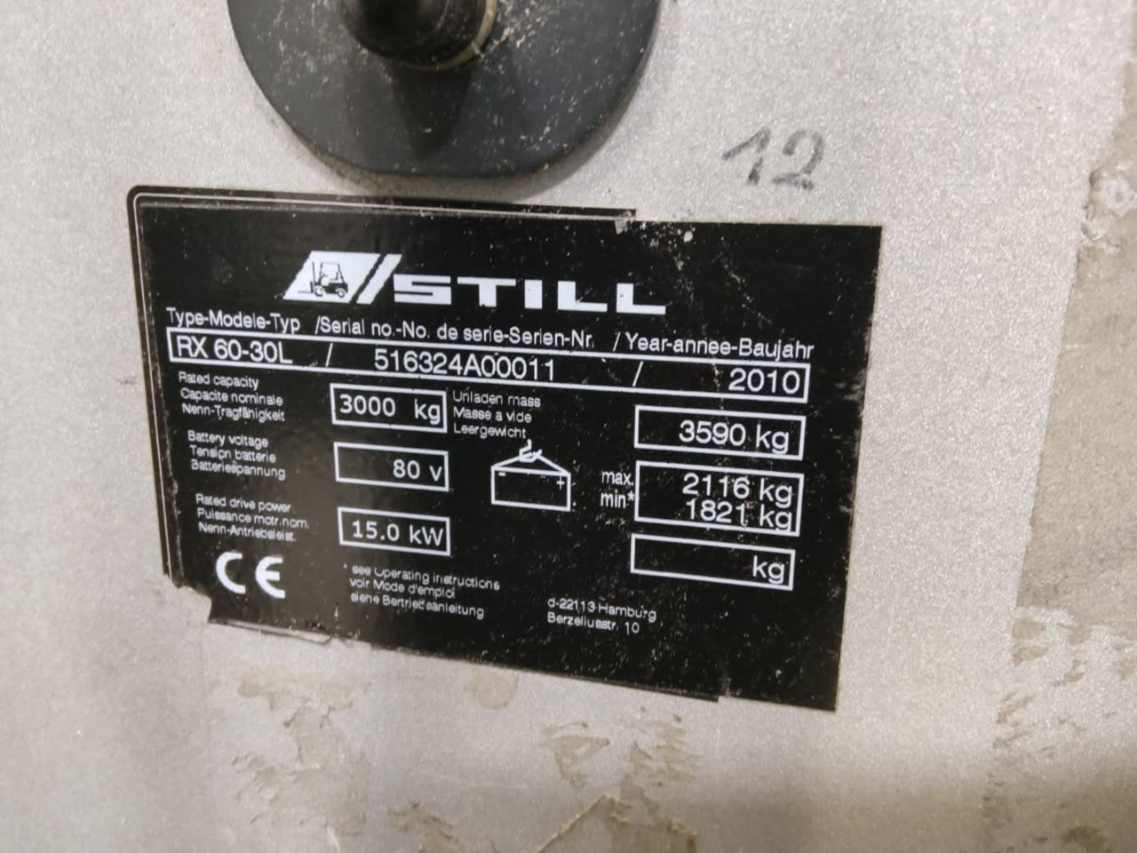 STILL RX60-30L - Electric forklift: picture 5 STILL RX60-30L - Electric forklift: picture 5