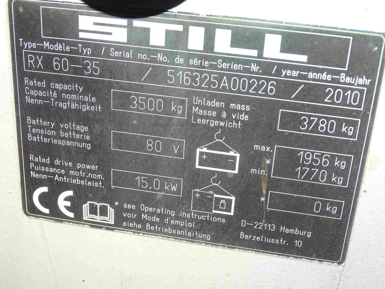 STILL RX60-35 - Electric forklift: picture 5 STILL RX60-35 - Electric forklift: picture 5