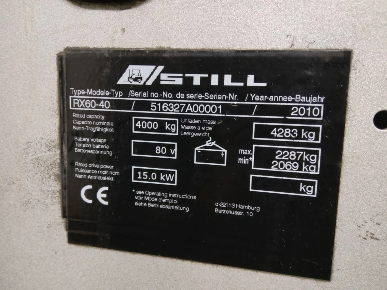 STILL RX60-40 - Electric forklift: picture 5 STILL RX60-40 - Electric forklift: picture 5