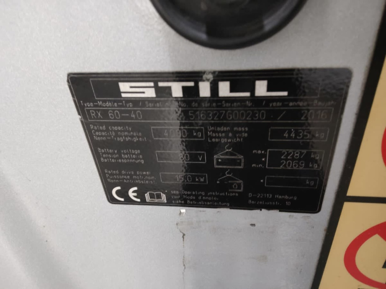 STILL RX60-40 - Electric forklift: picture 2 STILL RX60-40 - Electric forklift: picture 2