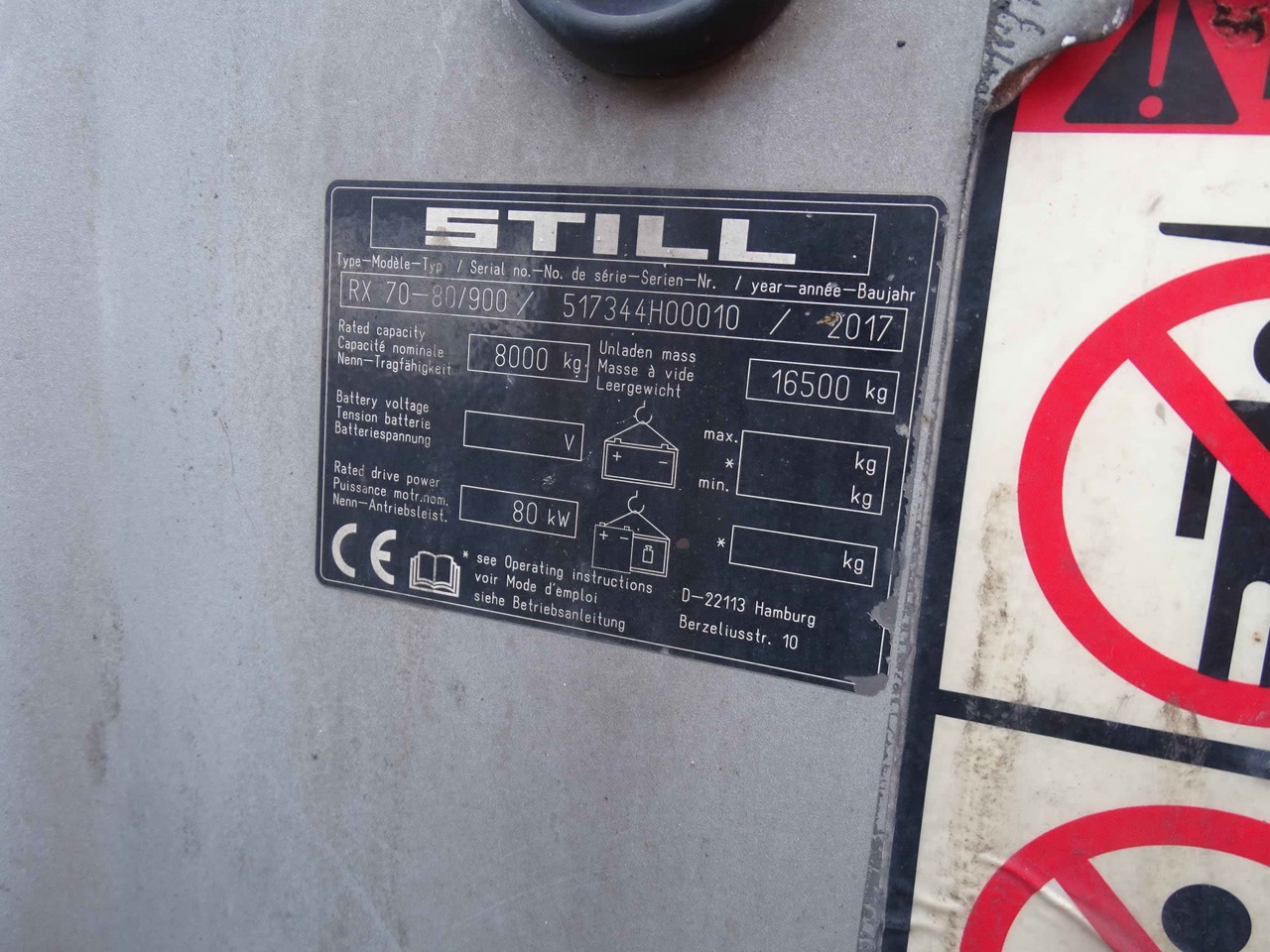 STILL RX70-80/900 - Diesel forklift: picture 2 STILL RX70-80/900 - Diesel forklift: picture 2