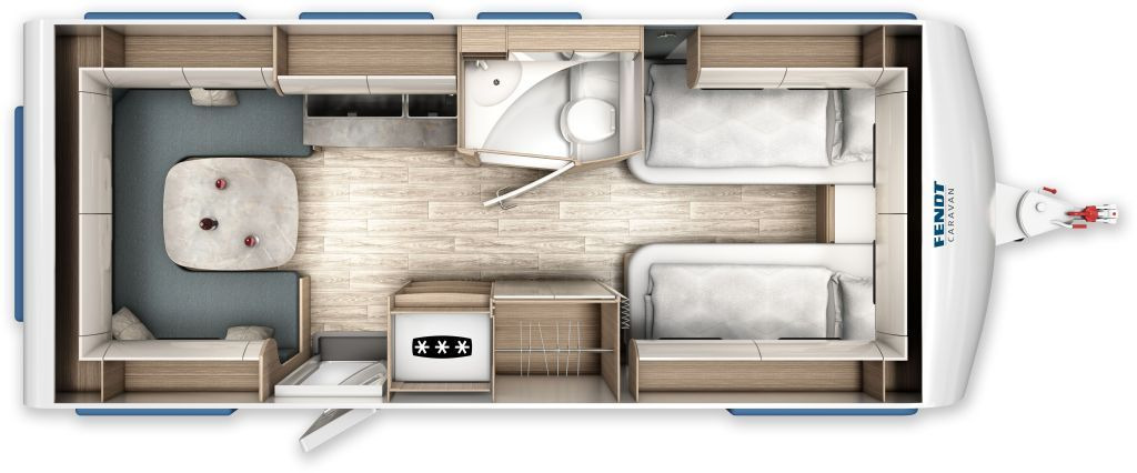 Fendt Tendenza 550 SG 2026 Safety 2000kg +++ - Caravan: picture 2 Fendt Tendenza 550 SG 2026 Safety 2000kg +++ - Caravan: picture 2