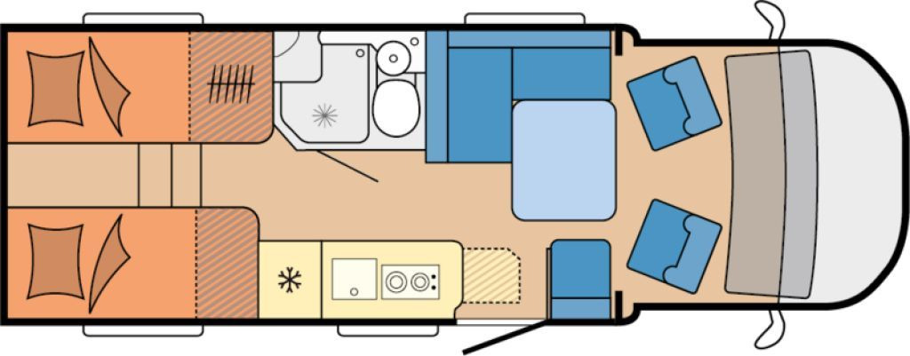 Hobby PRESTIGE T 710 GE 2026 180PS Autom. Voll LED +++ - Semi-integrated motorhome: picture 2 Hobby PRESTIGE T 710 GE 2026 180PS Autom. Voll LED +++ - Semi-integrated motorhome: picture 2