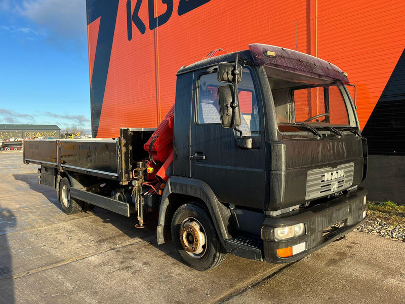 MAN LE 10.180 4x2 MKG HLK71 / PLATFORM L=5002 mm - Dropside/ Flatbed truck, Crane truck: picture 4 MAN LE 10.180 4x2 MKG HLK71 / PLATFORM L=5002 mm - Dropside/ Flatbed truck, Crane truck: picture 4