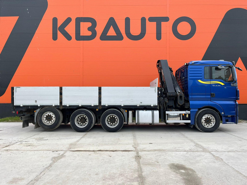 MAN TGX 35.480 8x4*4 HIAB 288E-7 / PLATFORM L=6397 mm - Dropside/ Flatbed truck, Crane truck: picture 5 MAN TGX 35.480 8x4*4 HIAB 288E-7 / PLATFORM L=6397 mm - Dropside/ Flatbed truck, Crane truck: picture 5