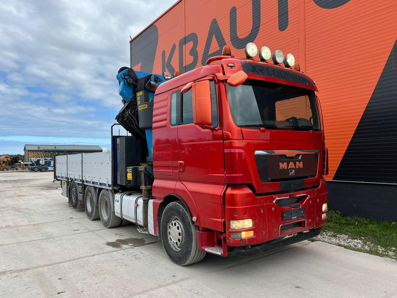 MAN TGX 35.480 8x4*4 PK 65002 + JIB / PLATFORM L=6800 mm - Dropside/ Flatbed truck, Crane truck: picture 4 MAN TGX 35.480 8x4*4 PK 65002 + JIB / PLATFORM L=6800 mm - Dropside/ Flatbed truck, Crane truck: picture 4