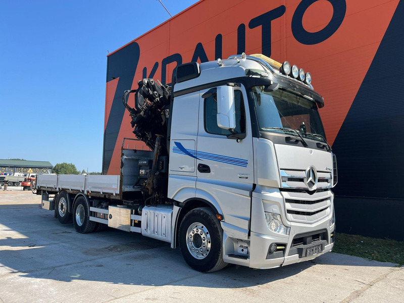 Mercedes-Benz Actros 2551 6x2 HIAB 377-6 HIPRO + JIB / Platform extendable L=6400 -- 7397mm - Dropside/ Flatbed truck, Crane truck: picture 4 Mercedes-Benz Actros 2551 6x2 HIAB 377-6 HIPRO + JIB / Platform extendable L=6400 -- 7397mm - Dropside/ Flatbed truck, Crane truck: picture 4