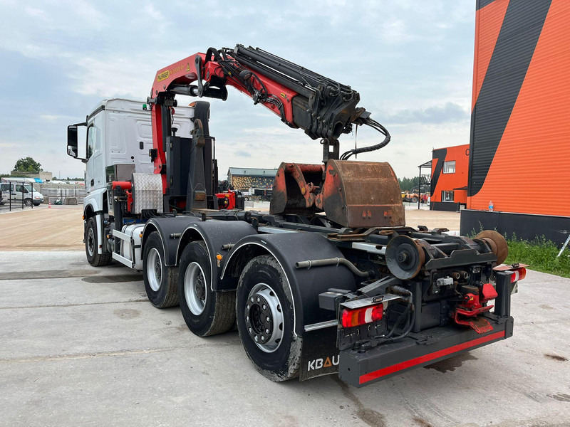 Hook lift truck, Crane truck Mercedes-Benz Arocs 3242 8x4 PK22002 / RETARDER / SNOW PLOW EQUIPMENT / GRAPPLE: picture 9