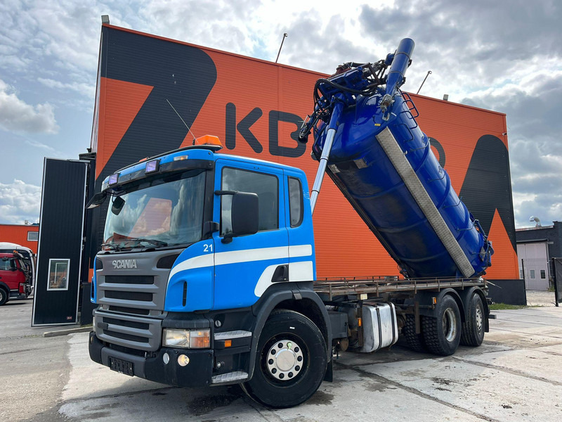 Vacuum truck Scania P 420 6x2*4 ADR TANK INTERCONSULT 14230 l / VACUUM Pagani MEC 8000 year 2017: picture 8