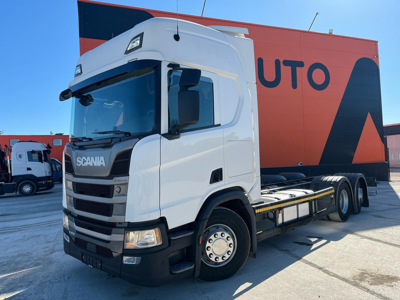 Scania R 450 6x2*4 9 TON FRONT AXLE / RETARDER / CHASSIS L=7286 mm - Cab chassis truck: picture 2 Scania R 450 6x2*4 9 TON FRONT AXLE / RETARDER / CHASSIS L=7286 mm - Cab chassis truck: picture 2