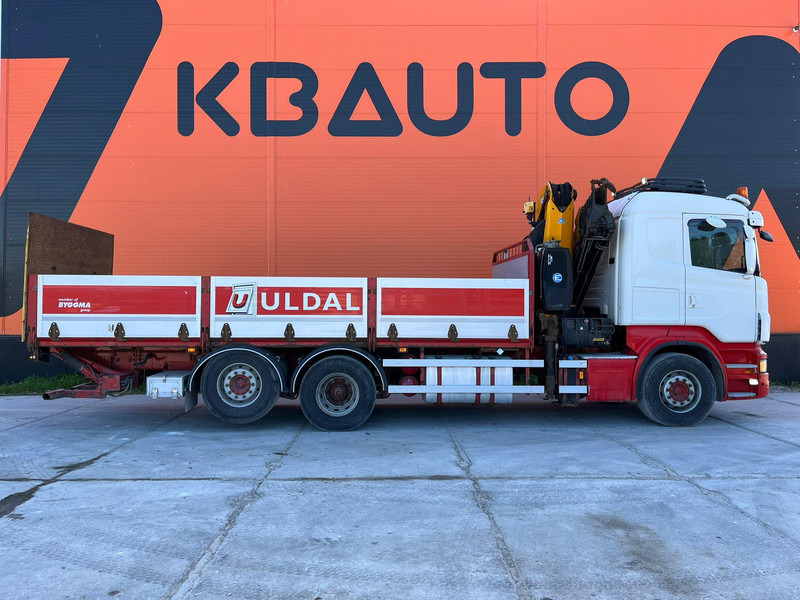 Scania R 500 6x2*4 EFFER 255/6S / PLATFORM L=6620 mm - Dropside/ Flatbed truck, Crane truck: picture 5 Scania R 500 6x2*4 EFFER 255/6S / PLATFORM L=6620 mm - Dropside/ Flatbed truck, Crane truck: picture 5