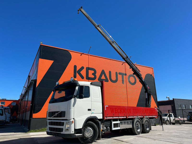 Volvo FH 440 6x2 HIAB 144E-3 / PLATFORM L=7061 mm - Dropside/ Flatbed truck, Crane truck: picture 1 Volvo FH 440 6x2 HIAB 144E-3 / PLATFORM L=7061 mm - Dropside/ Flatbed truck, Crane truck: picture 1