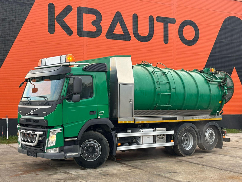 Volvo FM 410 6x2*4 EUR-MARK TANK 14000L / VACUUM Ingersoll Rand VTB.810H.MA / PRESSURE WASH - Vacuum truck: picture 1 Volvo FM 410 6x2*4 EUR-MARK TANK 14000L / VACUUM Ingersoll Rand VTB.810H.MA / PRESSURE WASH - Vacuum truck: picture 1