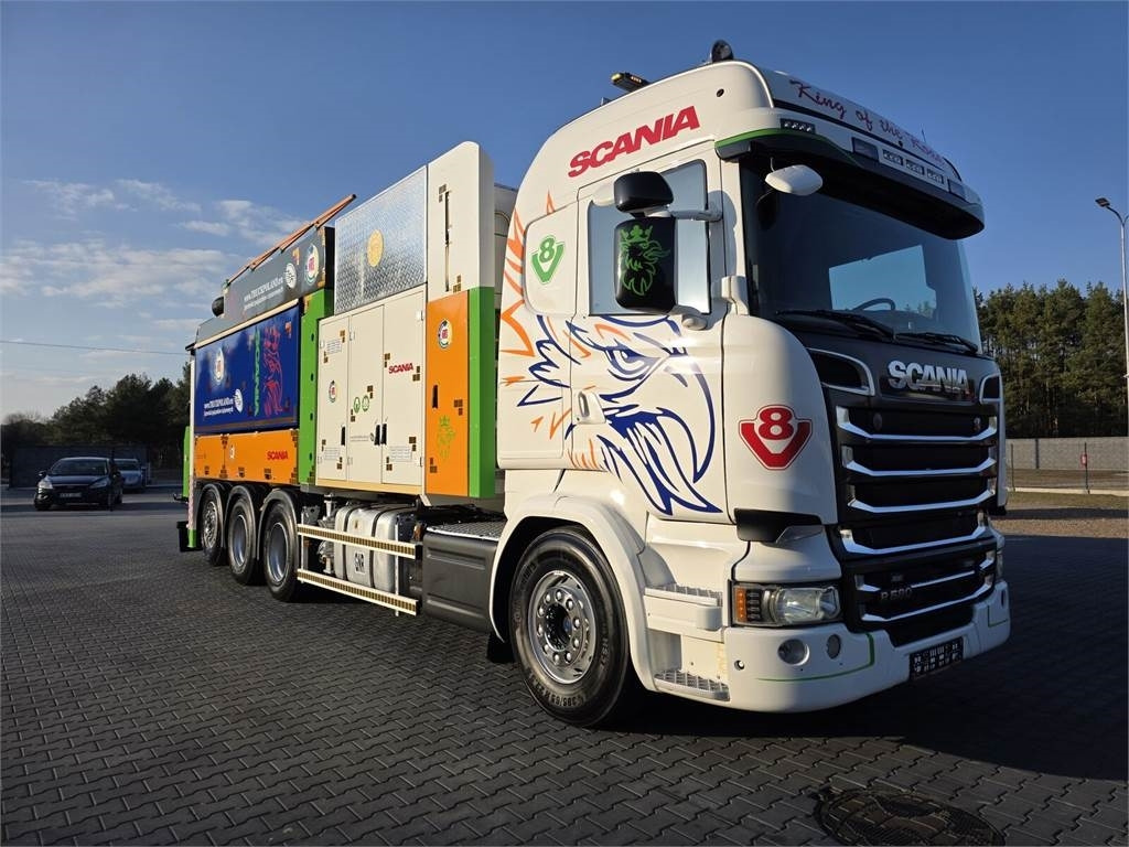 Scania V8 R580 MTS DINO 5 TRIPLE 54000V Saugbagger cleane - Vacuum truck: picture 2 Scania V8 R580 MTS DINO 5 TRIPLE 54000V Saugbagger cleane - Vacuum truck: picture 2