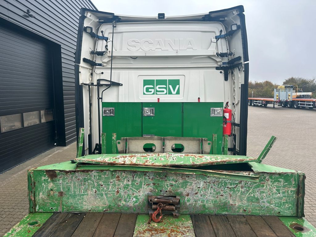 Low loader semi-trailer HRD AMT 4 achs tieflader / radmulde: picture 11