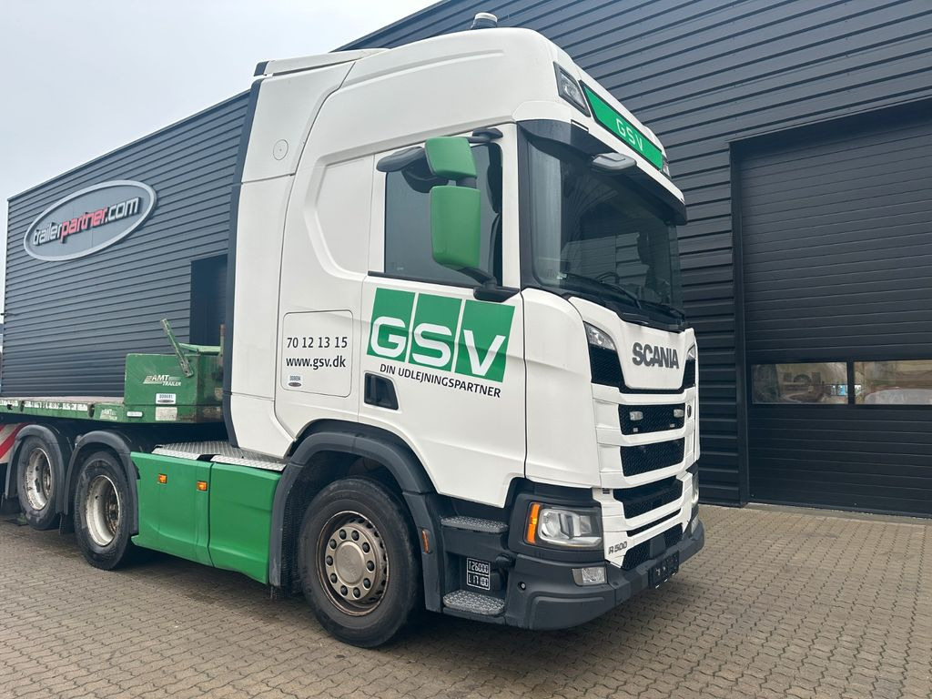 Low loader semi-trailer HRD AMT 4 achs tieflader / radmulde: picture 14
