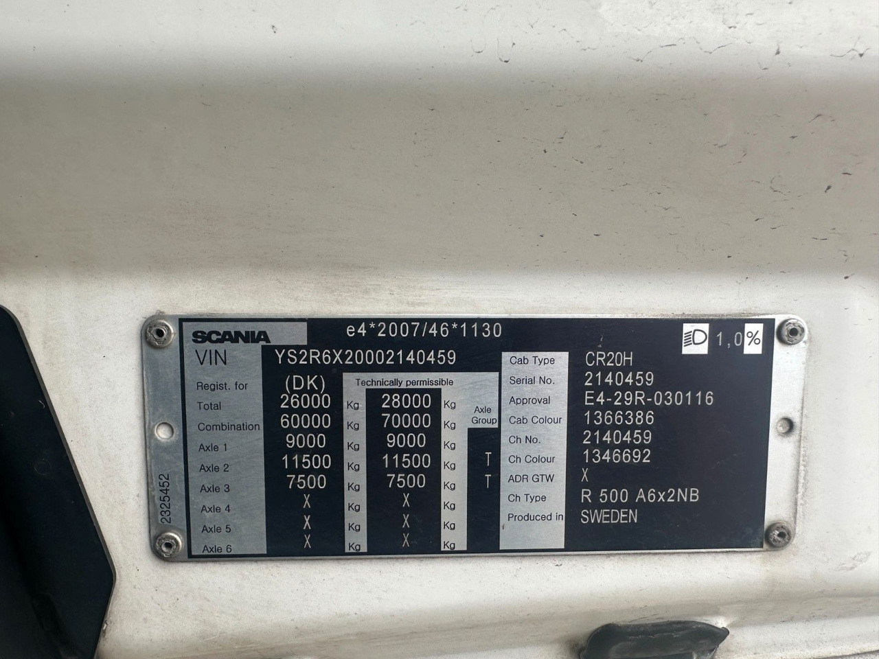 Tractor unit Scania R 500 6x2: picture 15