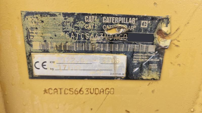 Caterpillar CS663E - Compactor: picture 4 Caterpillar CS663E - Compactor: picture 4