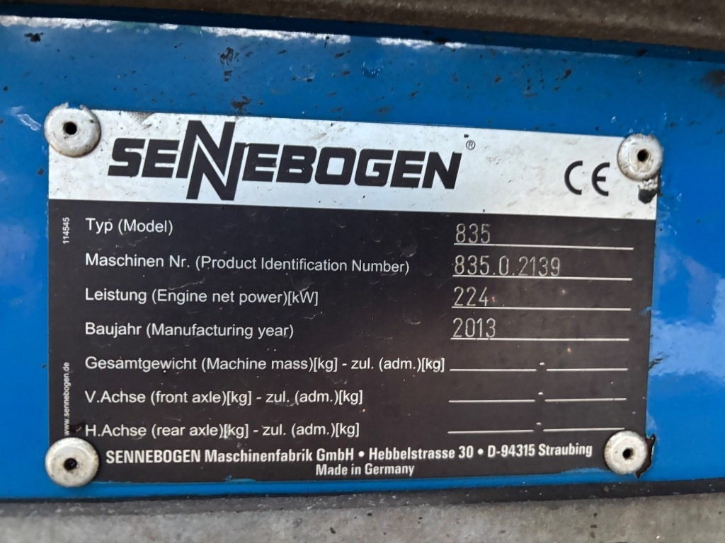 Waste/ Industry handler Sennebogen 835E - 835 E: picture 26