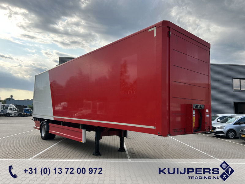 Groenewegen Jumbo / City / Box / Laadklep 2500 kg / APK TUV 11-26 - Closed box semi-trailer: picture 1 Groenewegen Jumbo / City / Box / Laadklep 2500 kg / APK TUV 11-26 - Closed box semi-trailer: picture 1