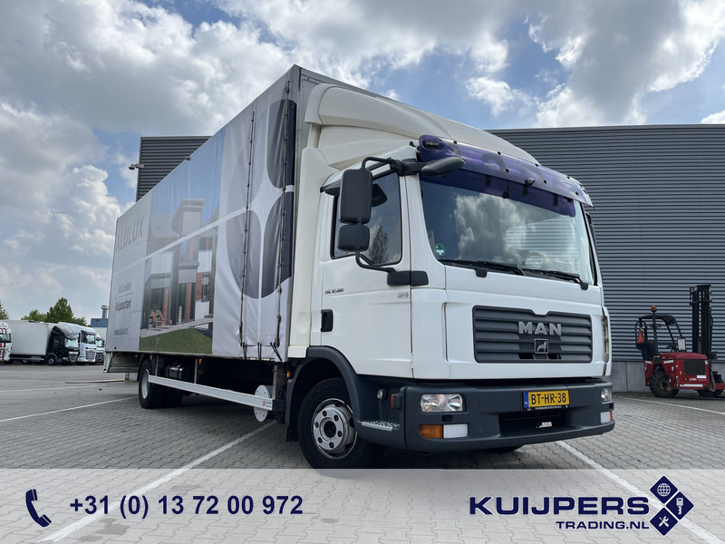 MAN TGL 12.180 / 12 Ton / 781 dkm / Oil Leak / Canvas Box / NL Truck - Box truck: picture 1 MAN TGL 12.180 / 12 Ton / 781 dkm / Oil Leak / Canvas Box / NL Truck - Box truck: picture 1