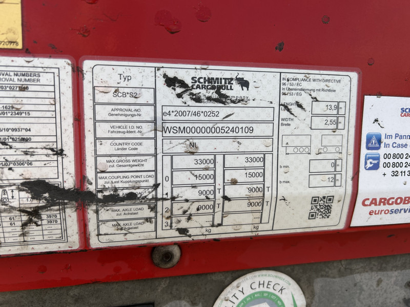 Schmitz Cargobull SCB S2 / Box Trailer / Disk / APK TUV 10-26 - Closed box semi-trailer: picture 5 Schmitz Cargobull SCB S2 / Box Trailer / Disk / APK TUV 10-26 - Closed box semi-trailer: picture 5