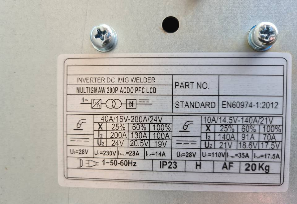 Spawarka WELDKAR MULTIGMAW Mig, Mag, Mma, Tig 200 A - Welding equipment: picture 4 Spawarka WELDKAR MULTIGMAW Mig, Mag, Mma, Tig 200 A - Welding equipment: picture 4