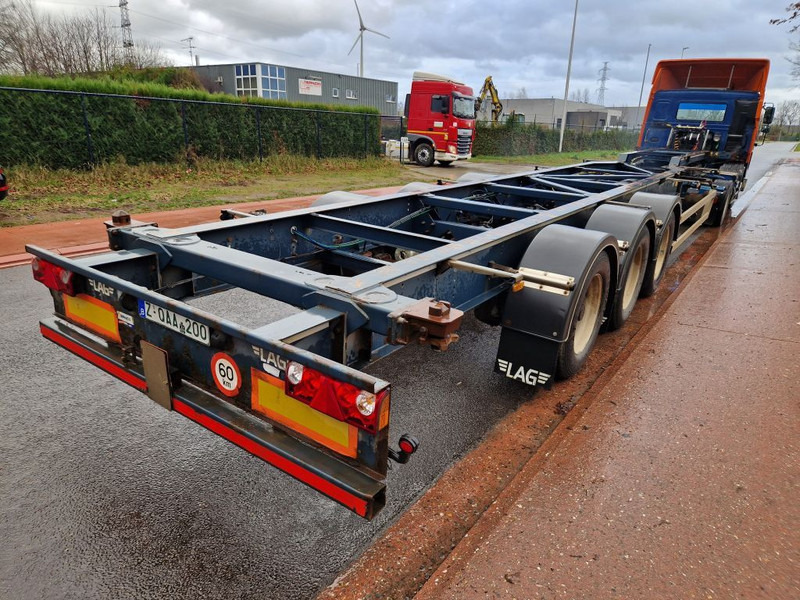 Container transporter/ Swap body semi-trailer LAG O-3-39 LT2 / HIGH CUBE / 45FT: picture 7