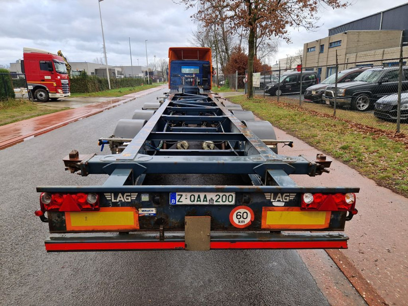 Container transporter/ Swap body semi-trailer LAG O-3-39 LT2 / HIGH CUBE / 45FT: picture 6